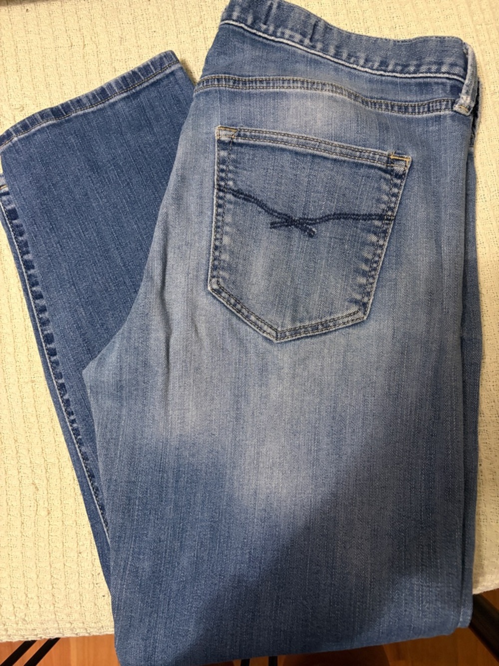 GAP Light Wash Blue Straight-Leg Jeans